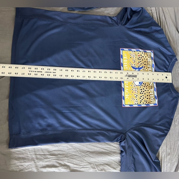 Southern Tide Skipjack Deep Sea Long Sleeve Graphic T Shirt Men Size L - Picture 14 of 16